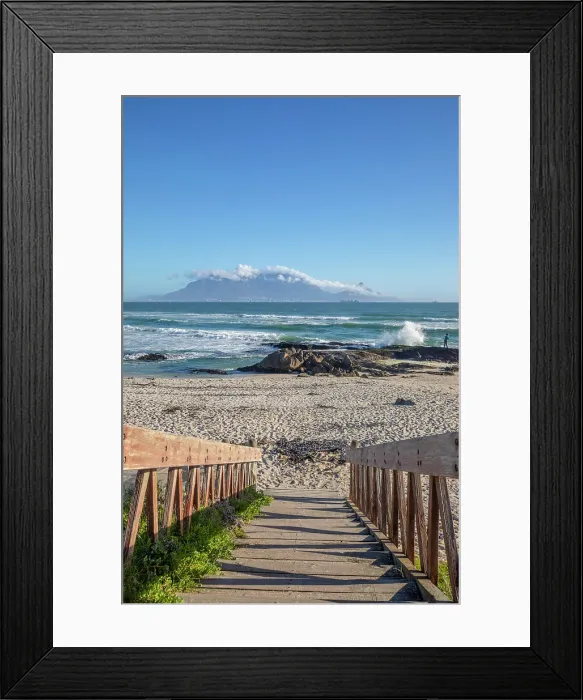 Framed Print : Table Mountan and Bloubergstrand, Cape Town, Western Cape, South Africa Framed Print : Table Mountan and Bloubergstrand, Cape Town, Western Cape, South Africa