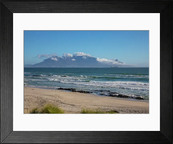 Framed Print : Table Mountan and Bloubergstrand, Cape Town, Western Cape, South Africa Framed Print : Table Mountan and Bloubergstrand, Cape Town, Western Cape, South Africa