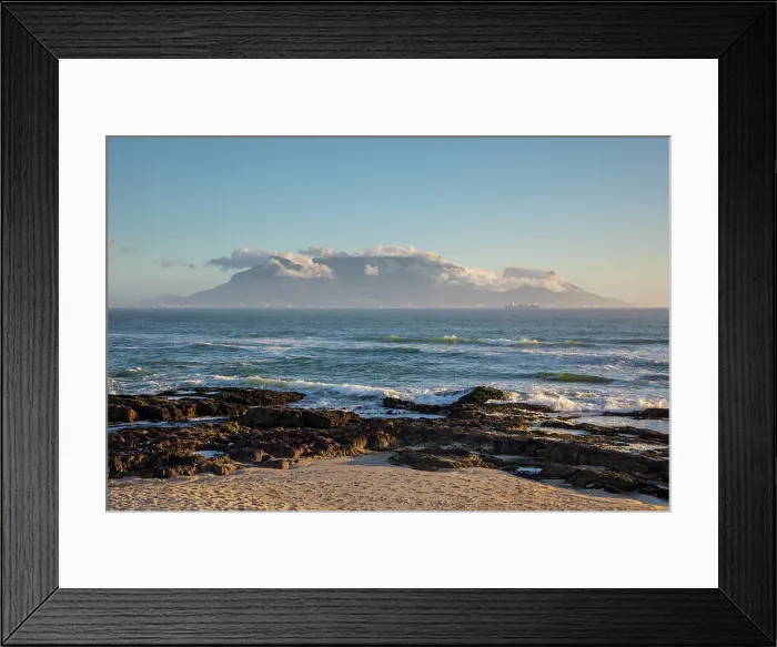 Framed Print : Table Mountan and Bloubergstrand, Cape Town, Western Cape, South Africa Framed Print : Table Mountan and Bloubergstrand, Cape Town, Western Cape, South Africa