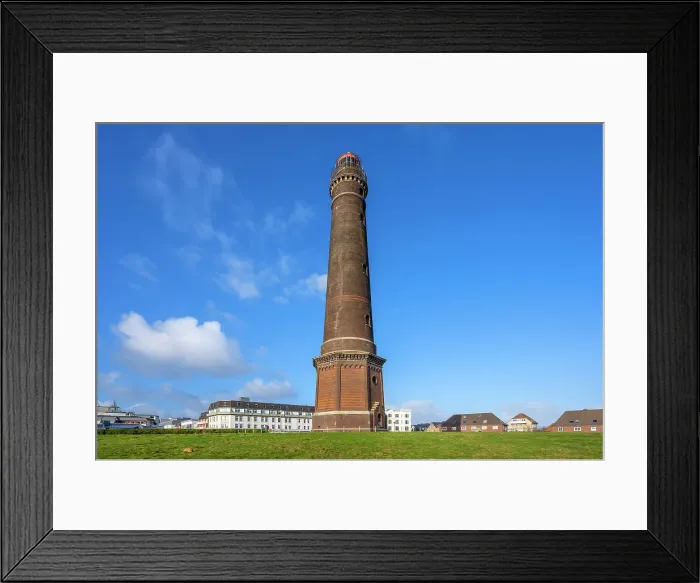 Framed Print : New lighthouse, Borkum, East Frisian Islands, Lower Saxony, Germany Framed Print : New lighthouse, Borkum, East Frisian Islands, Lower Saxony, Germany