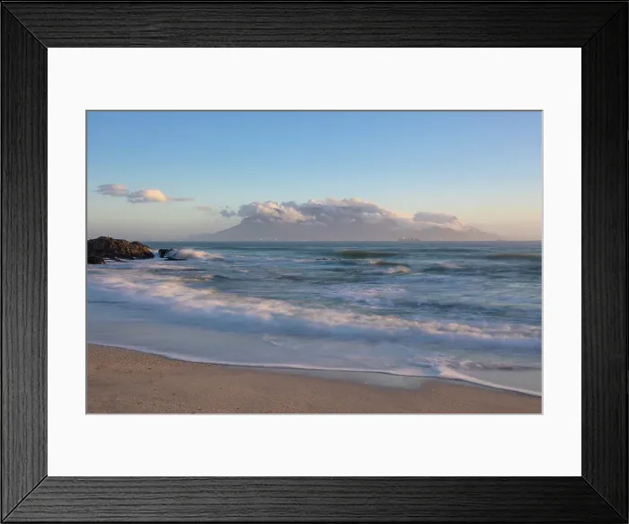 Framed Print : Table Mountan and Bloubergstrand, Cape Town, Western Cape, South Africa Framed Print : Table Mountan and Bloubergstrand, Cape Town, Western Cape, South Africa
