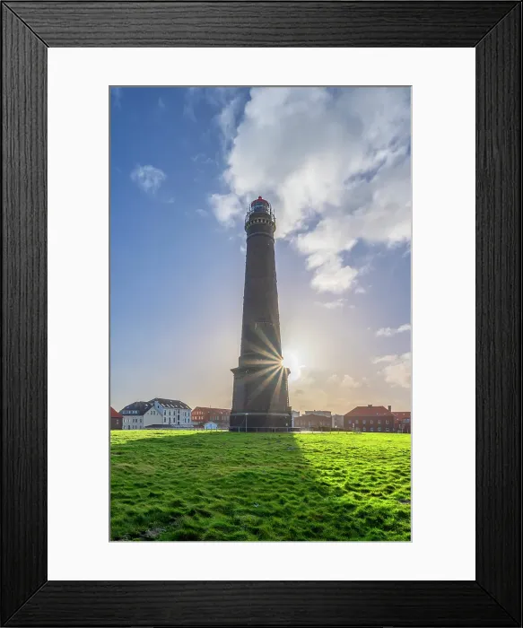 Framed Print : New lighthouse, Borkum, East Frisian Islands, Lower Saxony, Germany Framed Print : New lighthouse, Borkum, East Frisian Islands, Lower Saxony, Germany