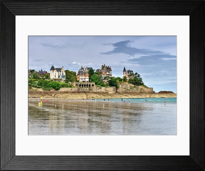 Framed Print : France, Brittany, Bretagne, Ille et Vilaine, Cote d'Emeraude, Emerald Coast, Dinard Framed Print : France, Brittany, Bretagne, Ille et Vilaine, Cote d'Emeraude, Emerald Coast, Dinard