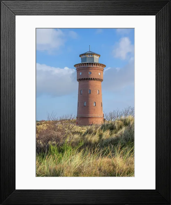 Framed Print : Old water tower museum, Borkum, East Frisian Islands, Lower Saxony, Germany Framed Print : Old water tower museum, Borkum, East Frisian Islands, Lower Saxony, Germany
