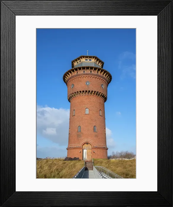 Framed Print : Old water tower museum, Borkum, East Frisian Islands, Lower Saxony, Germany Framed Print : Old water tower museum, Borkum, East Frisian Islands, Lower Saxony, Germany