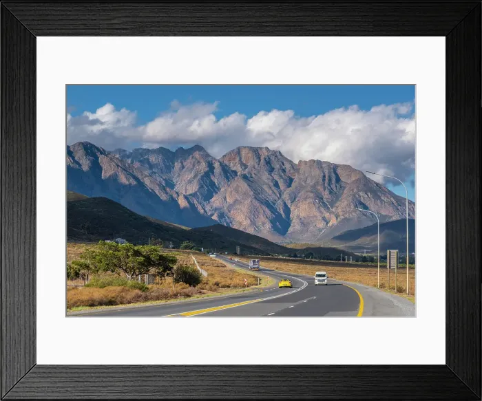 Framed Print : Route 1 near Worcester & Langeberg Mountains, Western Cape, South Africa Framed Print : Route 1 near Worcester & Langeberg Mountains, Western Cape, South Africa