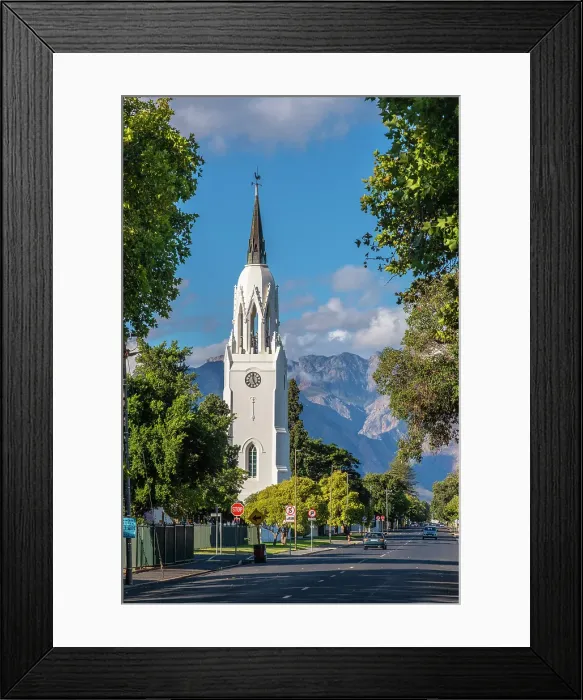 Framed Print : Dutch Reformed Church, Church Park, Worcester, Western Cape, South Africa Framed Print : Dutch Reformed Church, Church Park, Worcester, Western Cape, South Africa