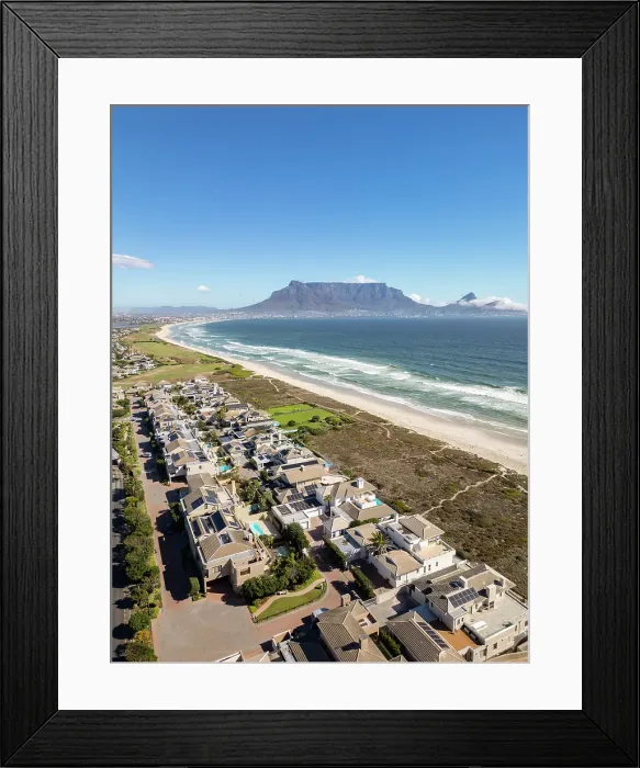 Framed Print : Table Mountan and Bloubergstrand, Cape Town, Western Cape, South Africa Framed Print : Table Mountan and Bloubergstrand, Cape Town, Western Cape, South Africa