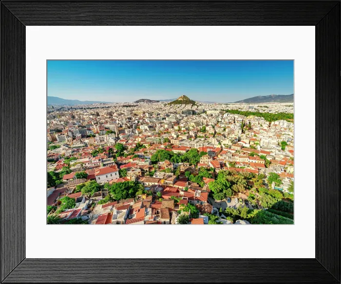 Framed Print : View over central Athens, Greece Framed Print : View over central Athens, Greece
