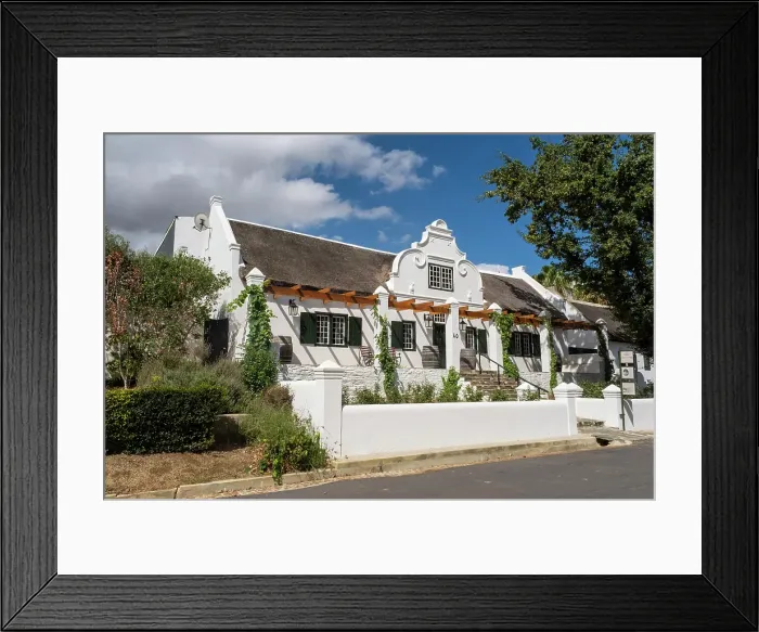 Framed Print : Cape Dutch style house, Tulbagh, Western Cape, South Africa Framed Print : Cape Dutch style house, Tulbagh, Western Cape, South Africa