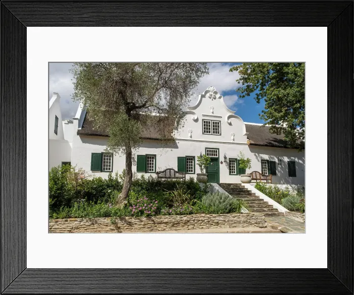 Framed Print : Cape Dutch style house, Tulbagh, Western Cape, South Africa Framed Print : Cape Dutch style house, Tulbagh, Western Cape, South Africa