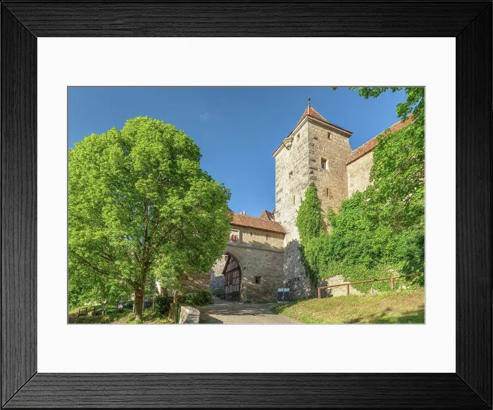 Framed Print : Kobolzeller Gate, Old Town of Rothenburg ob der Tauber, Middle Franconia, Romantic road, Tauber valley, Bavaria, Germany Framed Print : Kobolzeller Gate, Old Town of Rothenburg ob der Tauber, Middle Franconia, Romantic road, Tauber valley, Bavaria, Germany