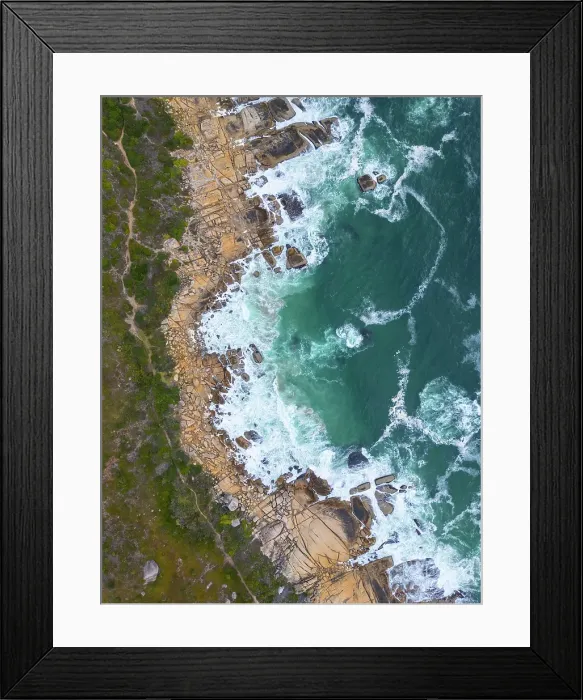 Framed Print : Rocky coast at Llandudno, Western Cape, South Africa Framed Print : Rocky coast at Llandudno, Western Cape, South Africa