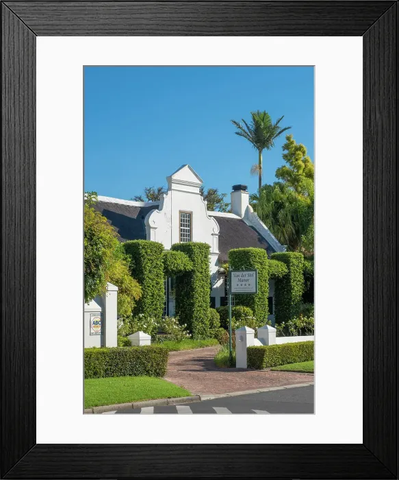 Framed Print : Van der Stel Manor, Stellenbosch, Western Cape, South Africa Framed Print : Van der Stel Manor, Stellenbosch, Western Cape, South Africa
