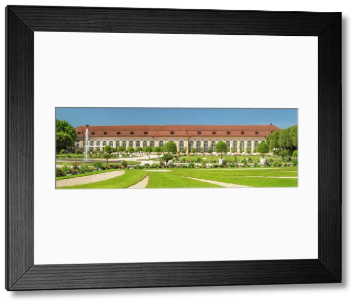 Framed Print : Orangery in the Court Garden of the Residence of the Margraves of Ansbach, Ansbach, Ansbach, Altmühl Valley; Middle Franconia; Bavaria; Germany Framed Print : Orangery in the Court Garden of the Residence of the Margraves of Ansbach, Ansbach, Ansbach, Altmühl Valley; Middle Franconia; Bavaria; Germany