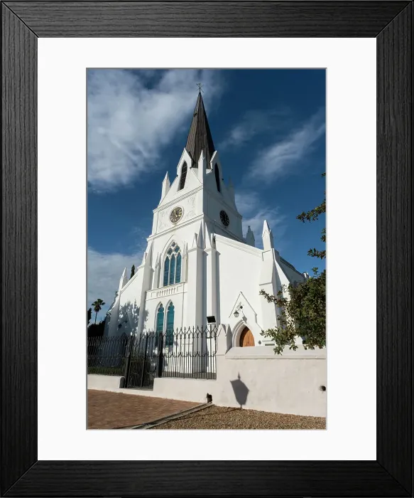 Framed Print : Moedergemeente church, Stellenbosch, Western Cape, South Africa Framed Print : Moedergemeente church, Stellenbosch, Western Cape, South Africa
