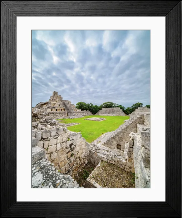 Framed Print : Temple of Five Floors, Great Acropolis, Edzna Archaeological Site, Campeche State, Mexico Framed Print : Temple of Five Floors, Great Acropolis, Edzna Archaeological Site, Campeche State, Mexico