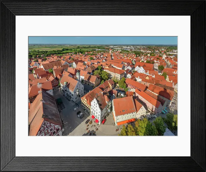 Framed Print : Old town of Nördlingen, with town hall and Löpsinger Tor gate, Romantic Road, Swabia, Bavaria; Germany Framed Print : Old town of Nördlingen, with town hall and Löpsinger Tor gate, Romantic Road, Swabia, Bavaria; Germany