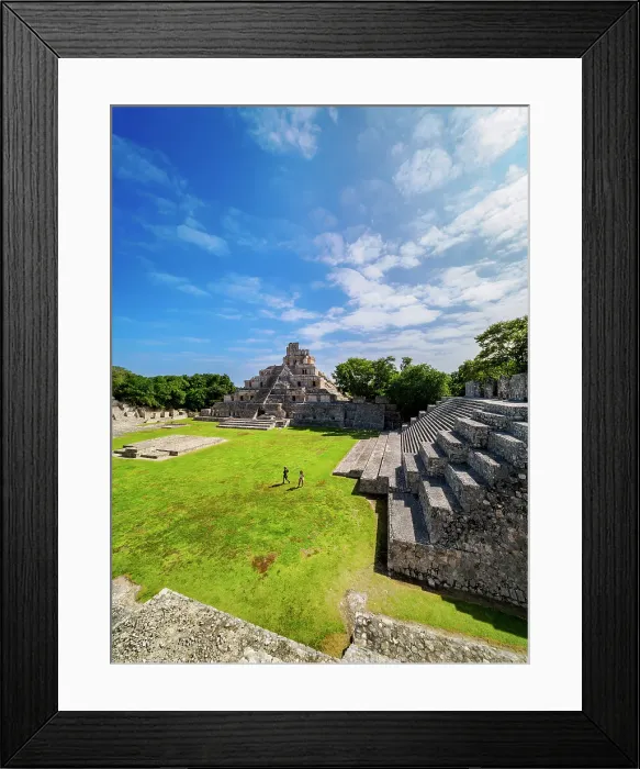 Framed Print : Temple of Five Floors, Great Acropolis, Edzna Archaeological Site, Campeche State, Mexico Framed Print : Temple of Five Floors, Great Acropolis, Edzna Archaeological Site, Campeche State, Mexico
