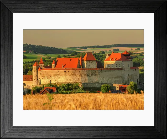 Framed Print : Harburg Castle, Harburg, Romantic Road, Swabia, Bavaria; Germany Framed Print : Harburg Castle, Harburg, Romantic Road, Swabia, Bavaria; Germany