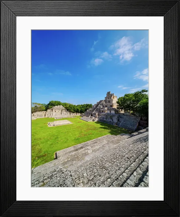 Framed Print : Temple of Five Floors, Great Acropolis, Edzna Archaeological Site, Campeche State, Mexico Framed Print : Temple of Five Floors, Great Acropolis, Edzna Archaeological Site, Campeche State, Mexico
