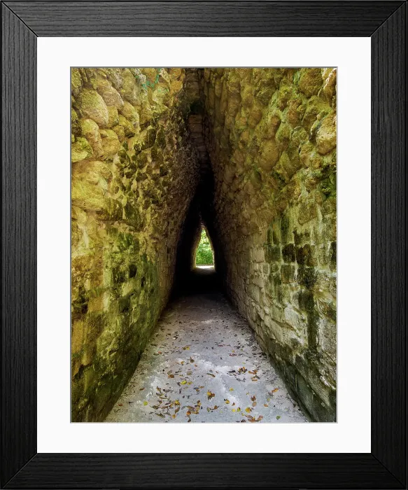 Framed Print : Passageway between the Structure IV Annex and Structure VIII, Becan Archaeological Site, Campeche State, Mexico Framed Print : Passageway between the Structure IV Annex and Structure VIII, Becan Archaeological Site, Campeche State, Mexico