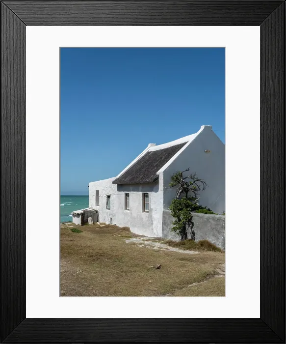 Framed Print : Thatched cottage, Arniston, Overberg region, Western Cape, South Africa Framed Print : Thatched cottage, Arniston, Overberg region, Western Cape, South Africa