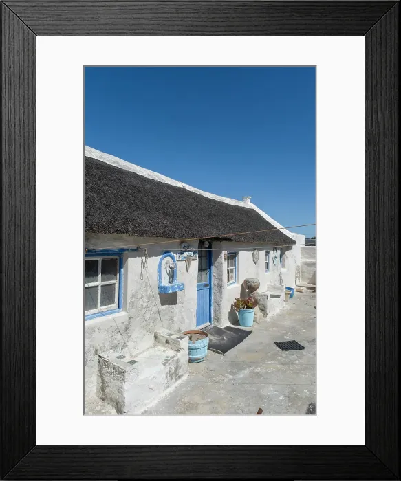 Framed Print : Thatched cottage, Arniston, Overberg region, Western Cape, South Africa Framed Print : Thatched cottage, Arniston, Overberg region, Western Cape, South Africa