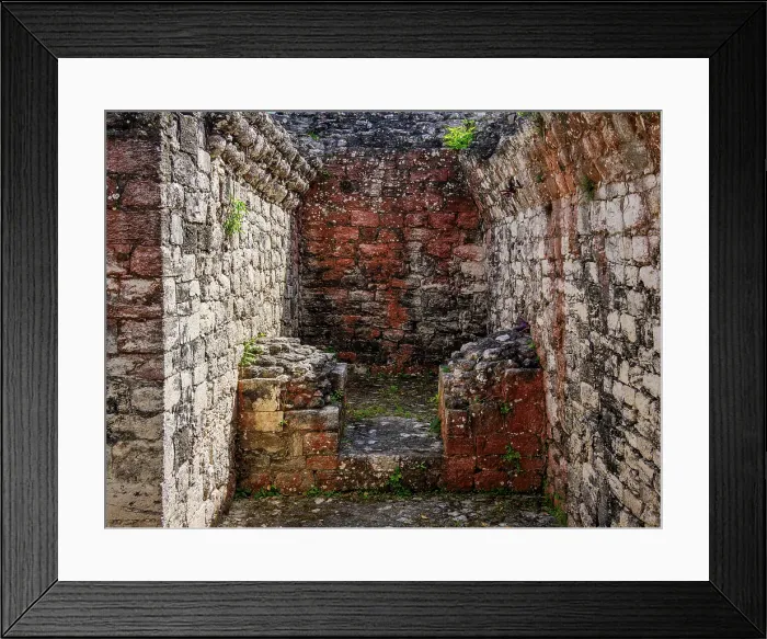 Framed Print : Structure VIII, interior, Becan Archaeological Site, Campeche State, Mexico Framed Print : Structure VIII, interior, Becan Archaeological Site, Campeche State, Mexico