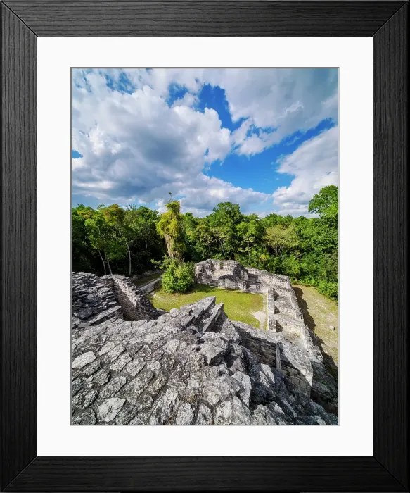 Framed Print : Structure X, Becan Archaeological Site, Campeche State, Mexico Framed Print : Structure X, Becan Archaeological Site, Campeche State, Mexico