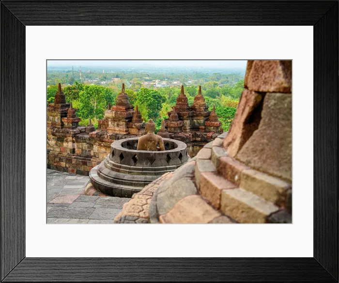 Framed Print : Borobudur Temple, Magelang, Central Java, Indonesia Framed Print : Borobudur Temple, Magelang, Central Java, Indonesia