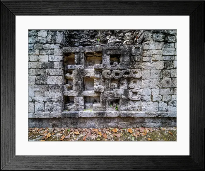 Framed Print : Architecture detail, Becan Archaeological Site, Campeche State, Mexico Framed Print : Architecture detail, Becan Archaeological Site, Campeche State, Mexico