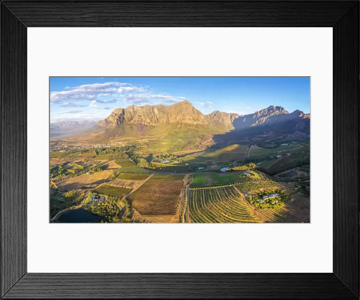 Framed Print : Vineyards of Stellenbosch, Western Cape, South Africa Framed Print : Vineyards of Stellenbosch, Western Cape, South Africa