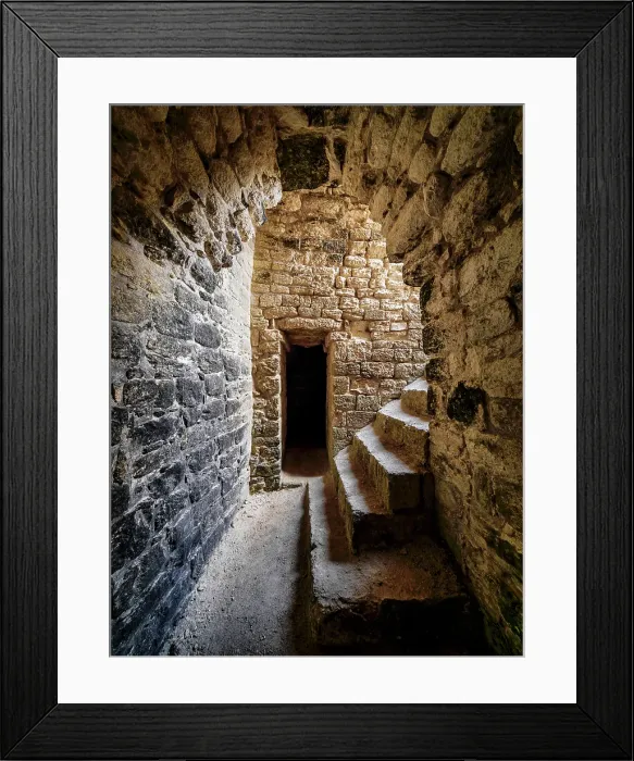 Framed Print : Interior passageway of Structure IV, Becan Archaeological Site, Campeche State, Mexico Framed Print : Interior passageway of Structure IV, Becan Archaeological Site, Campeche State, Mexico