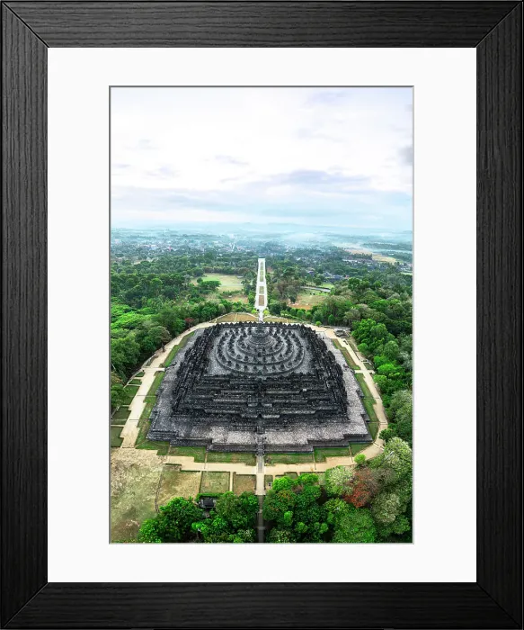 Framed Print : Borobudur Temple, Magelang, Central Java, Indonesia Framed Print : Borobudur Temple, Magelang, Central Java, Indonesia