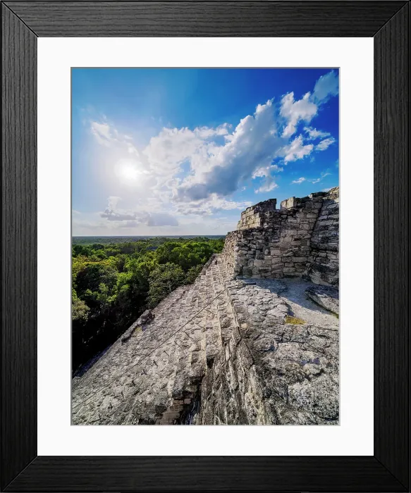 Framed Print : Structure IX, Becan Archaeological Site, Campeche State, Mexico Framed Print : Structure IX, Becan Archaeological Site, Campeche State, Mexico