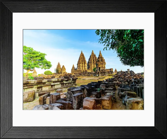 Framed Print : Sewu temple, Yogyakarta, Central Java, Indonesia Framed Print : Sewu temple, Yogyakarta, Central Java, Indonesia
