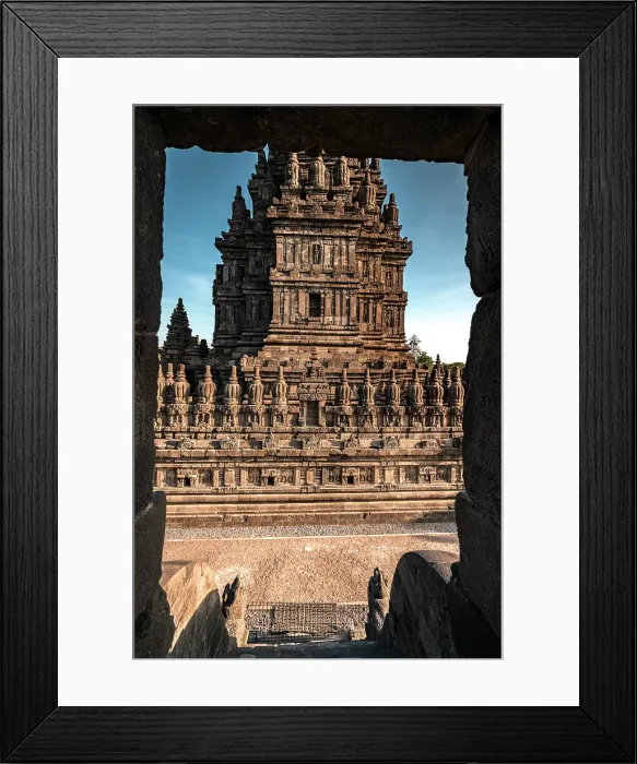 Framed Print : Sewu temple, Yogyakarta, Central Java, Indonesia