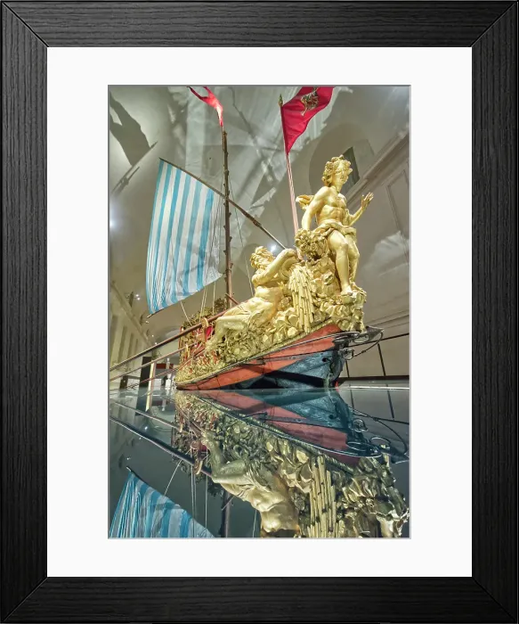Framed Print : Europe, Italy, Piedmont, Turin. Royal Palace of Venaria. UNESCO site. Bucintoro'. Savoy royal ship Framed Print : Europe, Italy, Piedmont, Turin. Royal Palace of Venaria. UNESCO site. Bucintoro'. Savoy royal ship