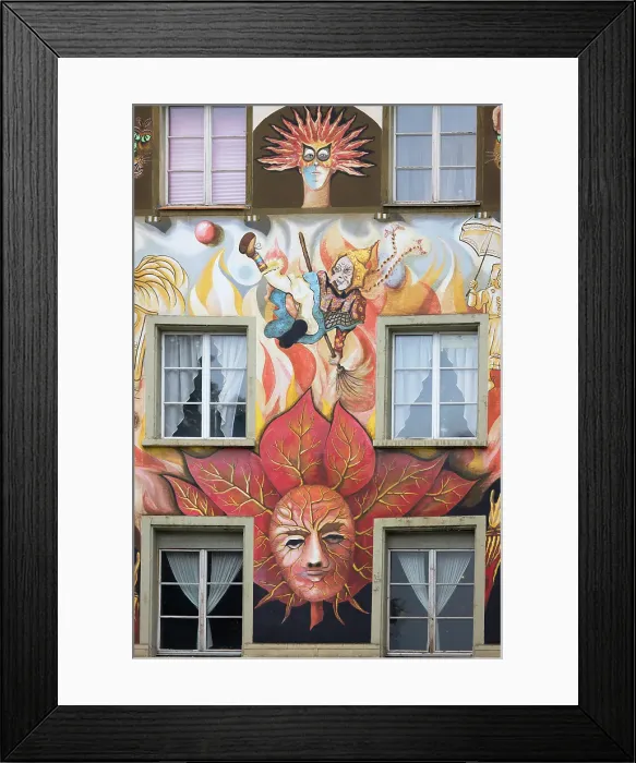 Framed Print : Restaurant Fritschi in the Old Town, Lucerne, Switzerland Framed Print : Restaurant Fritschi in the Old Town, Lucerne, Switzerland