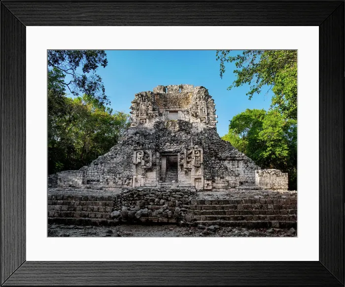 Framed Print : Structure XX, Chicanna Archaeological Site, Campeche State, Mexico Framed Print : Structure XX, Chicanna Archaeological Site, Campeche State, Mexico