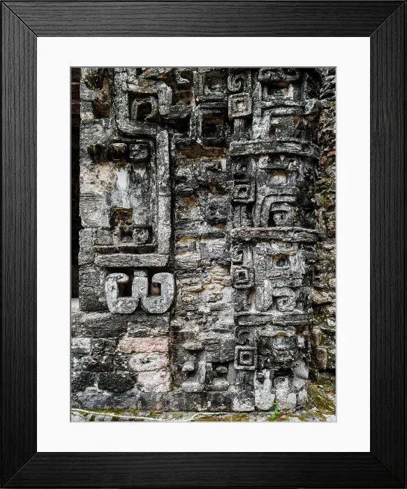 Framed Print : Structure V, detailed view, Hormiguero Archaeological Site, Campeche State, Mexico Framed Print : Structure V, detailed view, Hormiguero Archaeological Site, Campeche State, Mexico