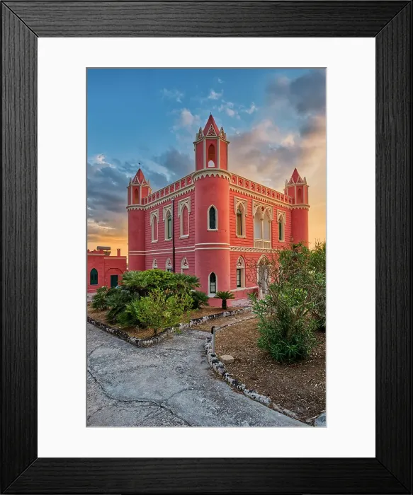 Framed Print : Italy, Puglia, Lecce district, Salentine Peninsula, Salento, Santa Maria di Leuca, Architectonic eclectic style Framed Print : Italy, Puglia, Lecce district, Salentine Peninsula, Salento, Santa Maria di Leuca, Architectonic eclectic style