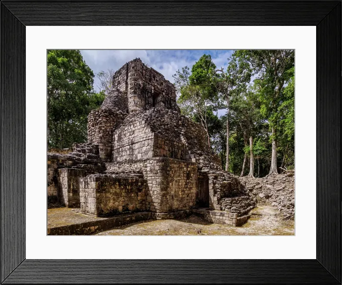Framed Print : Structure V, Hormiguero Archaeological Site, Campeche State, Mexico Framed Print : Structure V, Hormiguero Archaeological Site, Campeche State, Mexico