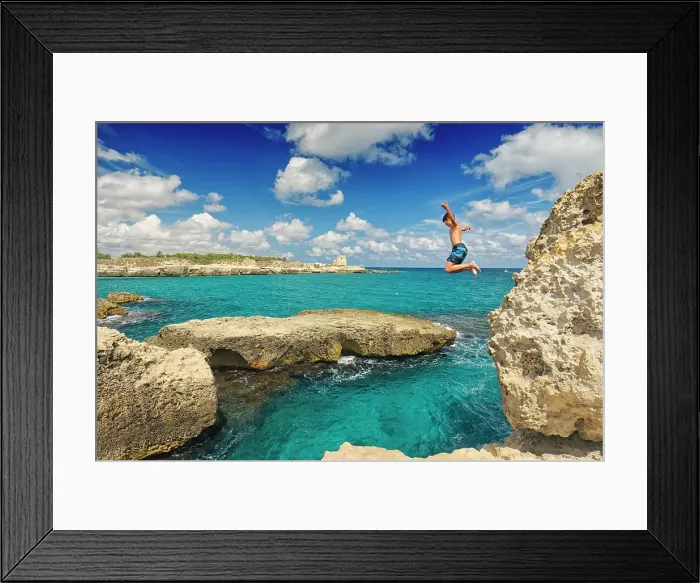 Framed Print : Italy, Puglia, Apulia. Lecce district. Salentine peninsula. Melendugno. Grotta della Poesia. Poesia cave Framed Print : Italy, Puglia, Apulia. Lecce district. Salentine peninsula. Melendugno. Grotta della Poesia. Poesia cave