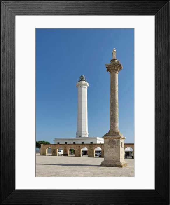 Framed Print : Italy, Puglia, Lecce district, Salentine Peninsula, Salento, Santa Maria di Leuca. Santa Maria de Finibus Terrae sanctuary and lighthouse Framed Print : Italy, Puglia, Lecce district, Salentine Peninsula, Salento, Santa Maria di Leuca. Santa Maria de Finibus Terrae sanctuary and lighthouse