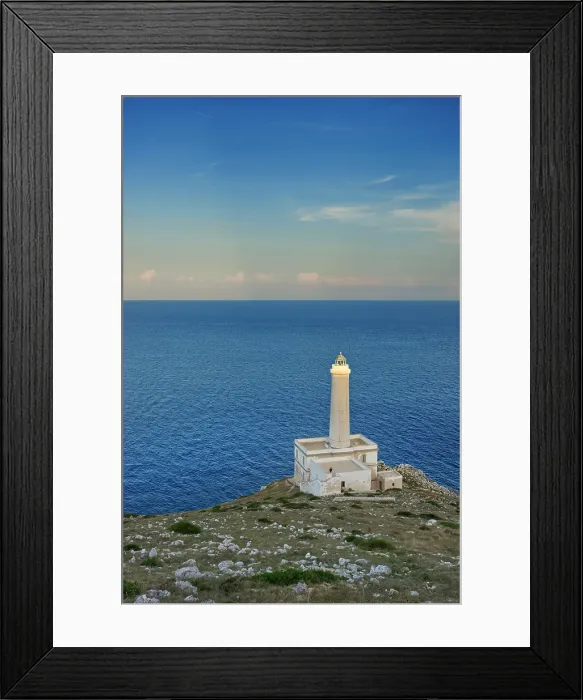 Framed Print : Italy, Apulia, Lecce district, Salentine peninsula, Otranto. Palascia Lighthouse Framed Print : Italy, Apulia, Lecce district, Salentine peninsula, Otranto. Palascia Lighthouse