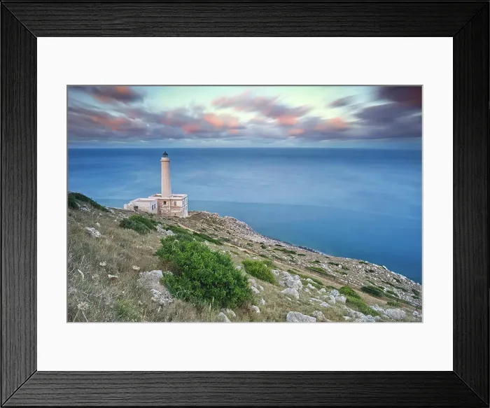 Framed Print : Italy, Apulia, Lecce district, Salentine peninsula, Otranto. Palascia Lighthouse Framed Print : Italy, Apulia, Lecce district, Salentine peninsula, Otranto. Palascia Lighthouse