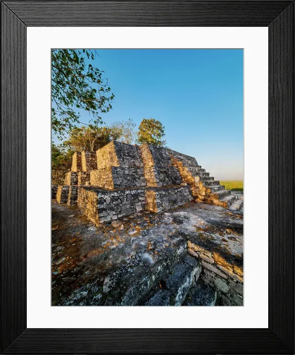 Framed Print : Structure II at sunrise, Calakmul Archaeological Site, Campeche State, Mexico Framed Print : Structure II at sunrise, Calakmul Archaeological Site, Campeche State, Mexico
