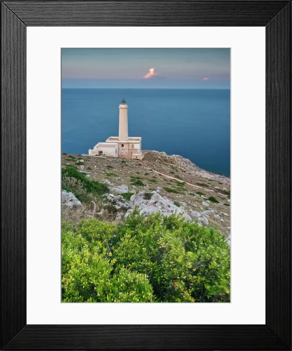 Framed Print : Italy, Apulia, Lecce district, Salentine peninsula, Otranto. Palascia Lighthouse Framed Print : Italy, Apulia, Lecce district, Salentine peninsula, Otranto. Palascia Lighthouse